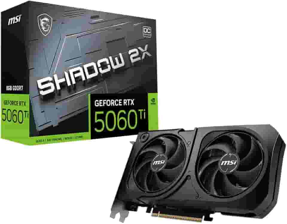 PLACA DE VIDEO NV RTX5060TI 8GB GDDR7 128BITS VENTUS 2X OC PLUS MSI 912-V536-023