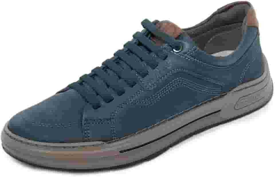 Sapatênis Masculino Volp REF: 151301 COURO Azul e Navy 37