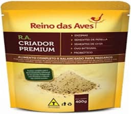 Ração Para Aves R. A. Criador Premium 400g Reino Das Aves