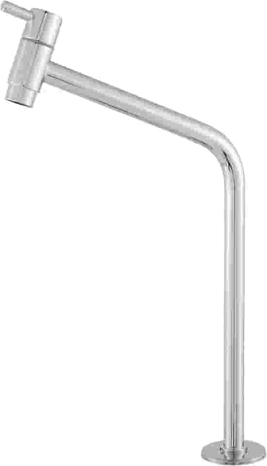 Torneira Para Pia de Banheiro Slim Bica Alta Cromada 1/4 Volta