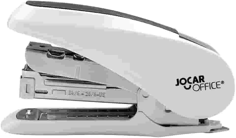 GRAMPEADOR METAL MENOS ESFORÇO OFF-WHITE P/ 30 FOLHAS - CAIXA C/ 1 UND JOCAR OFFICE