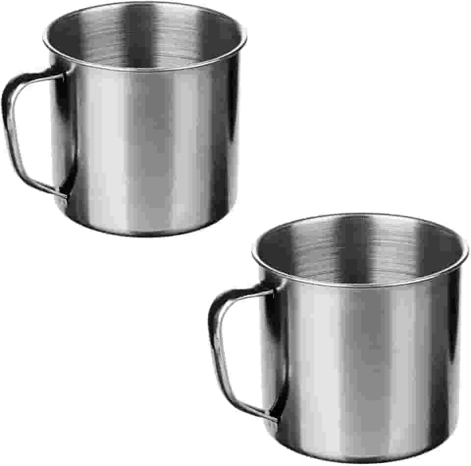 Caneca de Aço Inox 450ml – Sofisticadas para Café, Chá ou Sobremesas – Design Premium, Durável e Ergonômico (2)