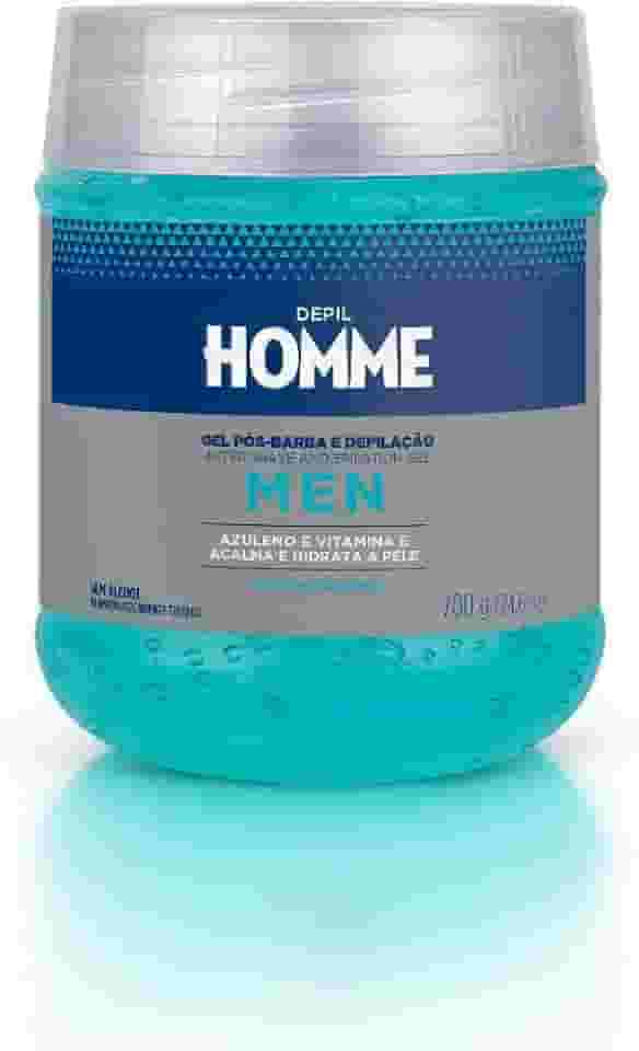 Gel Pós Barba e Pós Depilação Masculino, Depil Homme, 700G