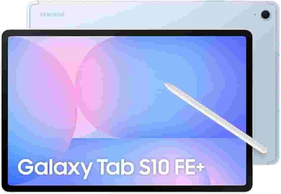 Samsung Tablet Galaxy Tab S10 FE+ WiFi, Azul, 128GB, 8GB, Tela 13.1" 90Hz, S Pen e Capa Inclusas