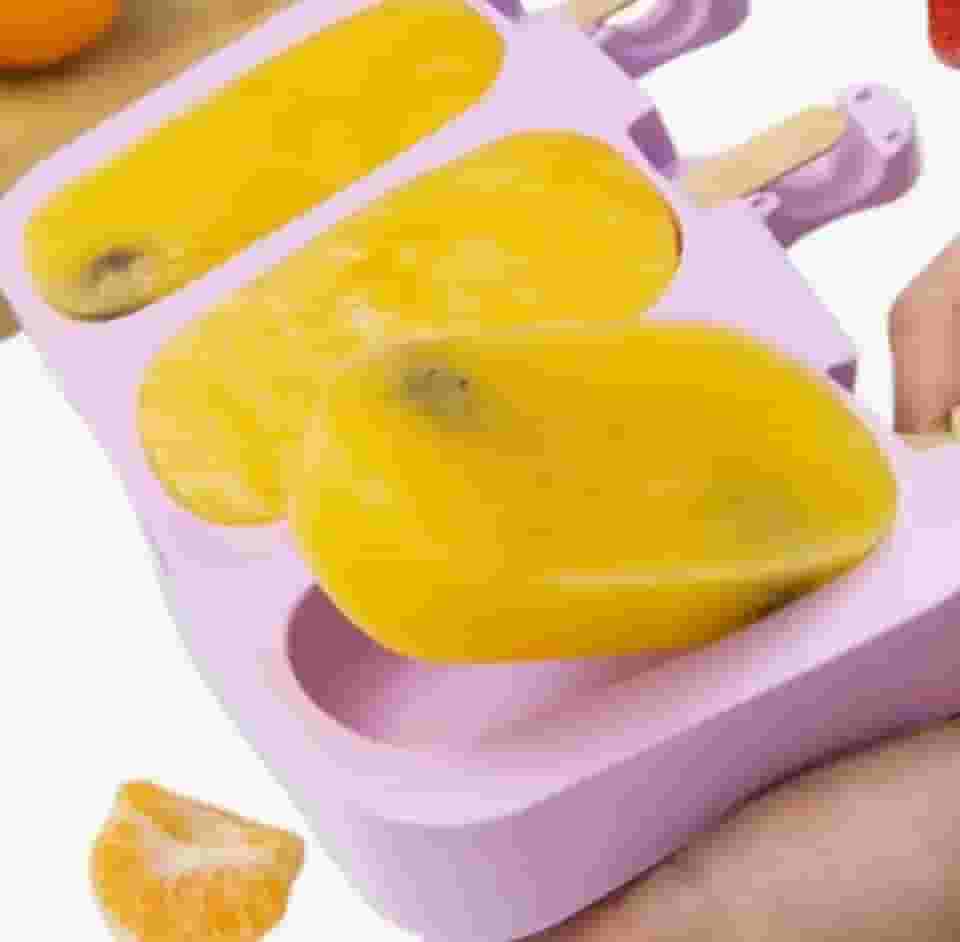 Transforme sua cozinha com 2 Formas de Silicone para Picolé – Kit Completo com 100 Palitos, Tampa Empilhável e Moldes Reutilizáveis para Sorvetes Deliciosos em Casa