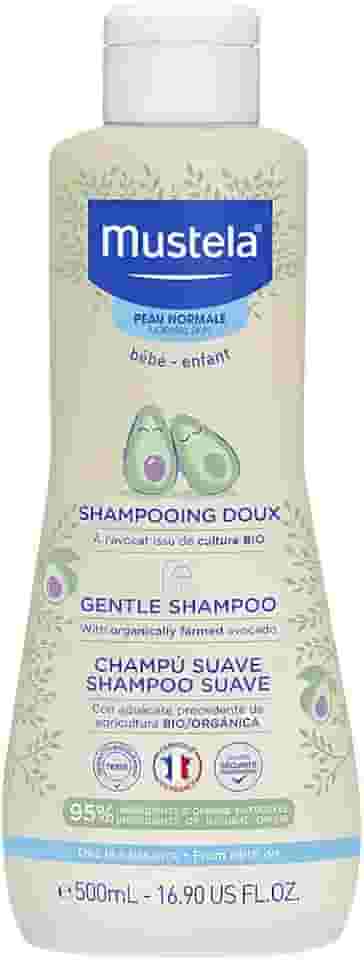 Mustela Shampoo Suave Infantil 500ml - Shampoo para Bebê e Criança - Hipoalergênico - Feito com 95% de Ingredientes de Origem Natural - Mustela Bebê e Criança