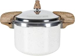 Panela de Pressão Pressure 5,4 Litros Revestimento Cerâmico Fundo de Indução - Vanilla