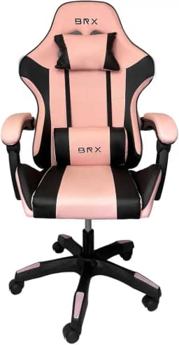 CADEIRA GAMER BRX IMPACT PINK & BLACK