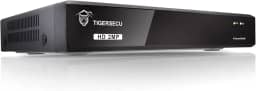 TIGERSECU Gravador de segurança DVR híbrido 5 em 1 de 8 canais Super HD 1080P sem disco rígido, câmeras TVI/AHD/CVI/analógicas e IP de até 5 MP (12,5 fps) (câmeras e disco rígido não incluídos)