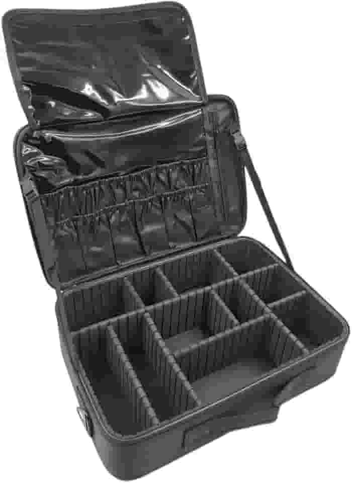 Maleta de Maquiagem Profissional Com Divisórias Organização Make Grande BL-1110