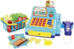 Caixa Registradora Azul Com Luz e Som Creative Fun Multikids - BR386