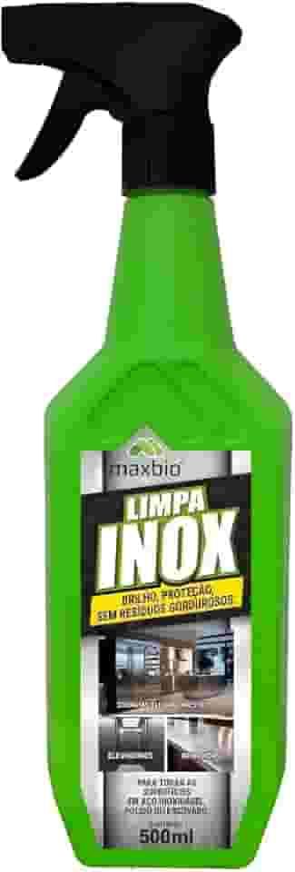 Limpa Inox Maxbio 500ml Limpa Protege Sem Marcas digitais