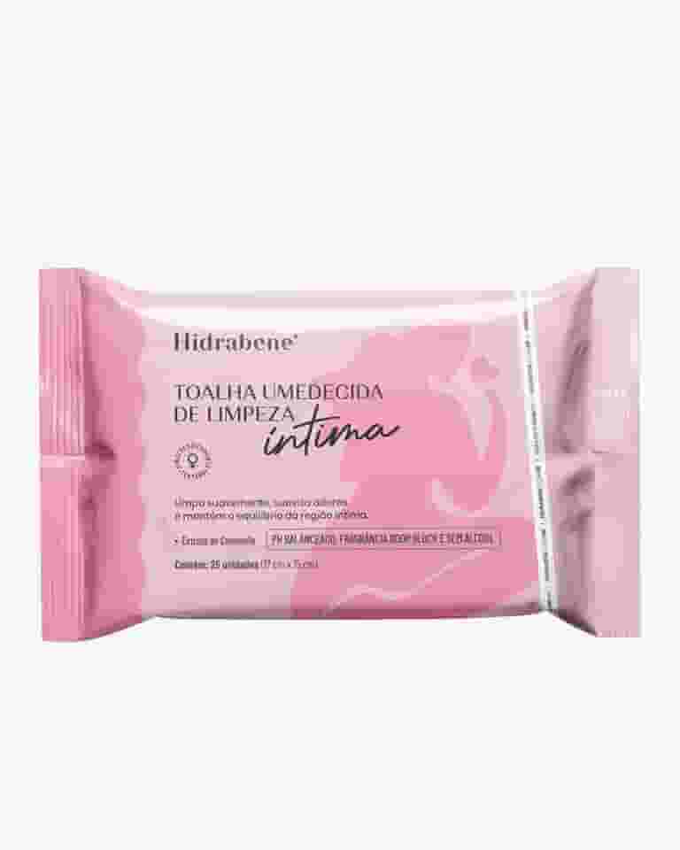 Hidrabene Toalha Umedecida de Limpeza Íntima