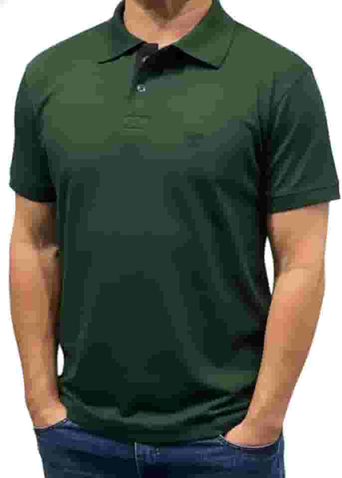 Camisa Gola Polo Masculina Slim Fit Casual Esporte Algodão toqref