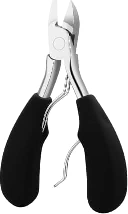 Alicate Cortador Profissional de Unhas em Aço Inox para Unhas Grossas, Encravadas e Difíceis – Uso Pessoal e Podologia – Cabo Ergonômico e Corte Afiado