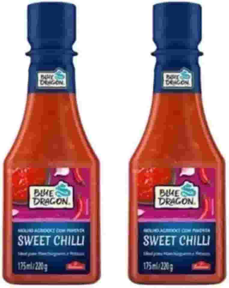 02 Molho De Pimenta Sweet Chili Agridoce Blue Dragon Sakura 175ml