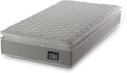Colchão Solteiro Strong Pillow Top Espuma D45 88x188x24cm Bege - Suporta até 150kg por Pessoa