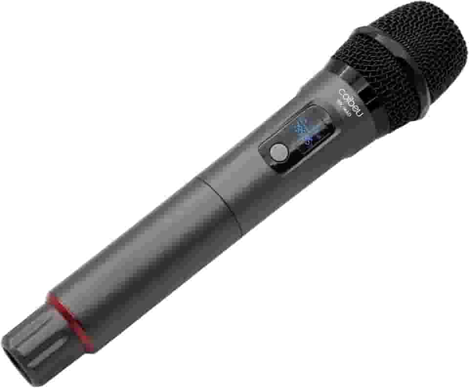Microfone Sem Fio UHF, Microfone Karaoke, Microfone Dinamico, Microfone de Mão Profissional para Festas, Eventos, Aulas, Palestras, Lgreja, Desempenho, Entretenimento Familiar, WK-MAD