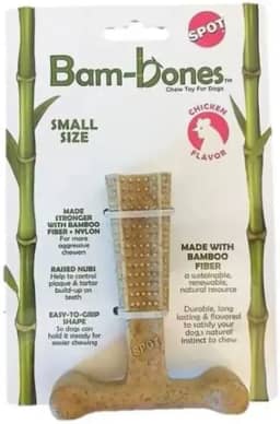 JAMBO PET Mordedor Para Cães T Bamboobone Jambo Sabor Frango Pequeno