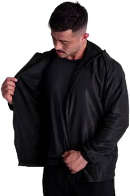 Corta Vento Masculina Jaqueta 100% Forrada Lisa Sem Marca Esportiva