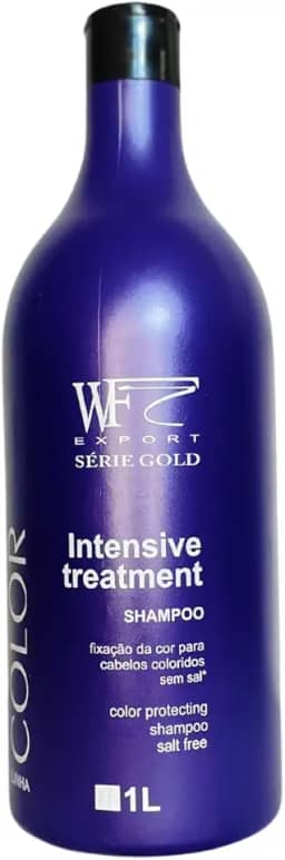 Shampoo para Cabelos Coloridos com Menor Desbotamento Cor e Proteção Prolongada da Cor WF COLOR 1L