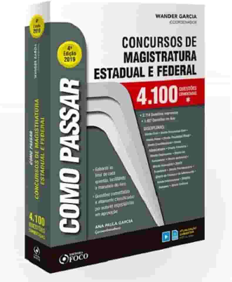 COMO PASSAR CONCURSOS DE MAGISTRATURA ESTADUAL E FEDERAL: 1