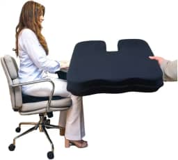 Almofada Cóccix Ortopédica Alivio de Dores Cóccix Lombar almofada para cadeira de rodas, escritório, Sofá Espuma Ortopédica Especial