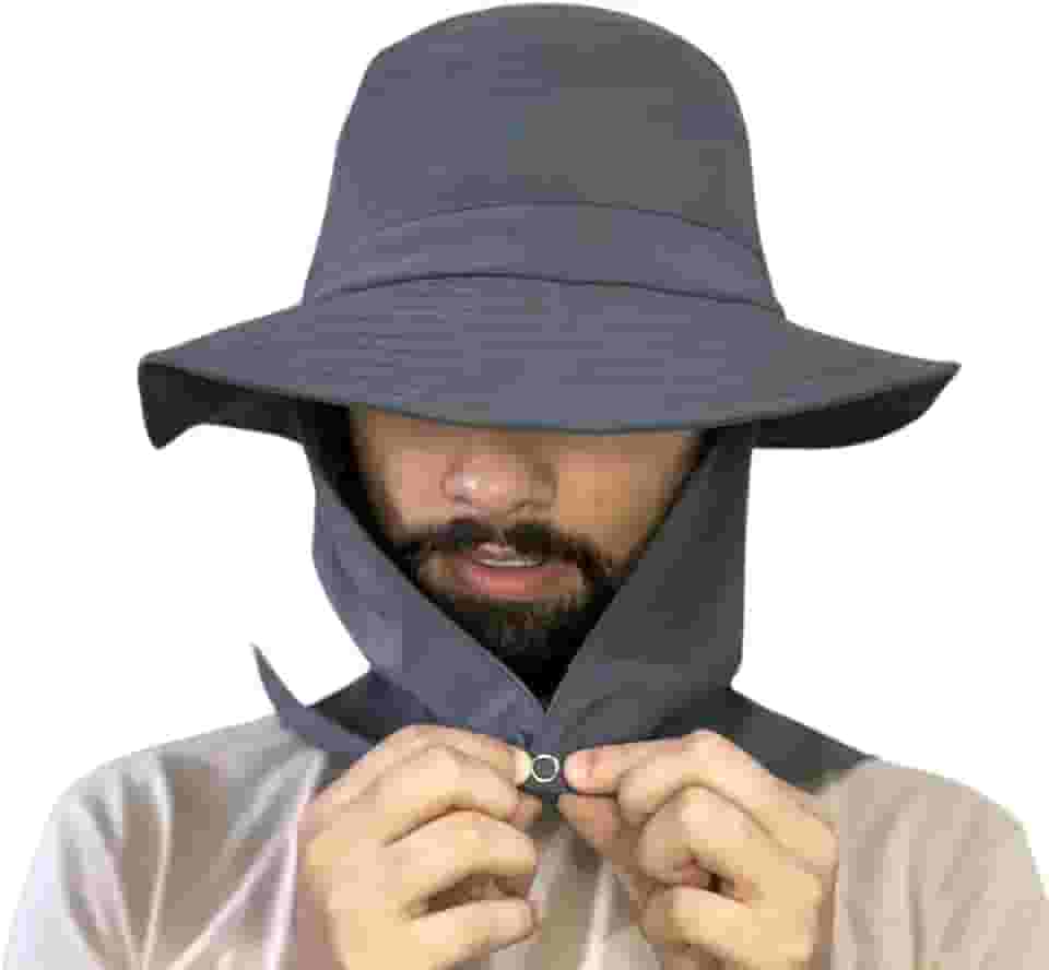 Chapéu Legionário Com Protetor De Nuca Com Proteção Solar Máxima UV50+ Dermatologico