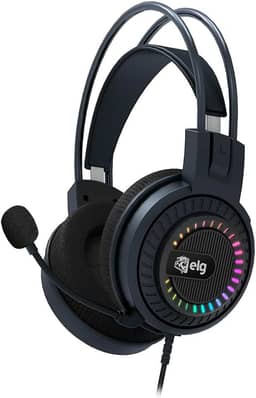 ELG, HGMZ Headset Gamer Mizar 7.1, 3D, Surround, Conexão USB, RGB, Almofada em Tecido Respirável, Microfone Flexível com Pop Filter, Som Imersivo