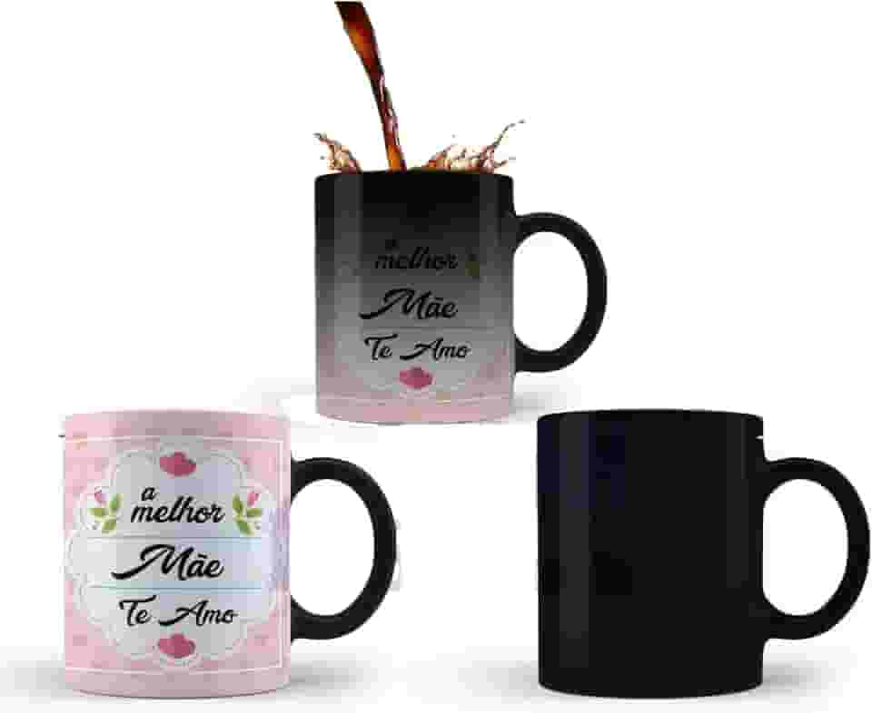 Caneca Mágica Presente para Dia das Mães Frase: A Melhor Mãe Te Amo