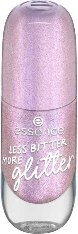 Esmalte de unhas com efeito gel essence cor 58 LESS BITTER MORE glitter