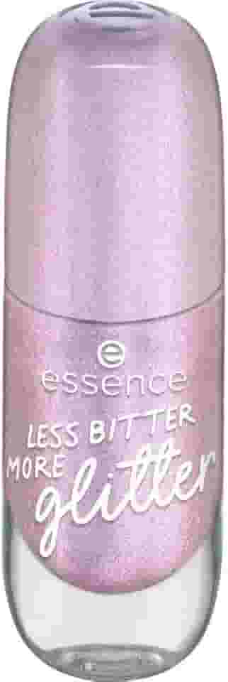 Esmalte de unhas com efeito gel essence cor 58 LESS BITTER MORE glitter