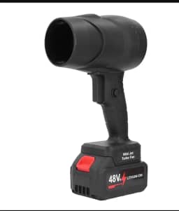 Soprador Turbo Portátil Recarregável a Bateria para Limpeza de Poeira e Folhas