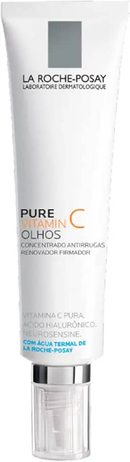 La Roche-Posay Pure Vitamin C Olhos 15Ml Vitamina C Pura Para Olhos Com Ácido Hialurônico