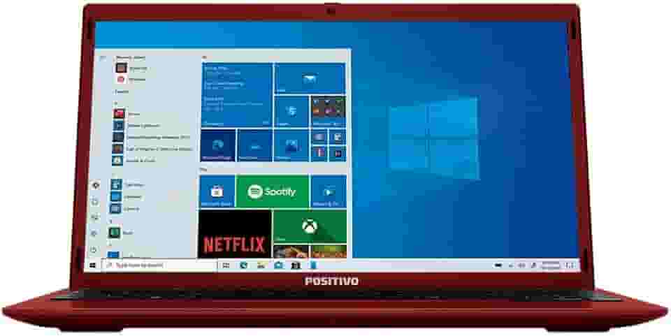 Notebook Positivo Motion Q464C Red Quad Core 4GB 64GB Tela 14' Windows10