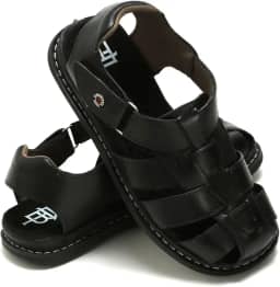 Sandália Franciscana Chinelo Ortopédico Masculino Anti Stress Couro