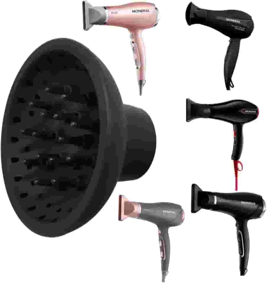 Difusor de Cachos para Secador de Cabelo Mondial Todos Modelos - Tamanho Grande