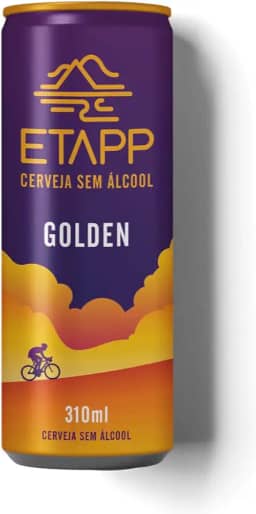 Cerveja ETAPP Golden Sem Álcool, 310ml, Cerveja Artesanal, Equilibrada e Leve, Sem Álcool, Com Frescor Natural e Notas Florais