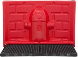 PIPI DOLLY'S Kit Sanitário Luxo Macho Vermelho e Preto