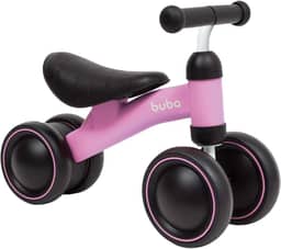 Bicicleta De Equilibrio Buba, Rosa, 4 Rodas
