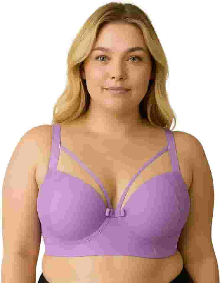 Sutiã Plus Size Bojão Tiras Terra e Mar Soutien Reforçado Strappy