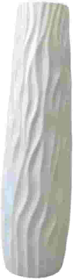 Vaso alto de chão, decoração para casa, vaso de flores grande, decorativo para quarto, escritório, interior, Branco