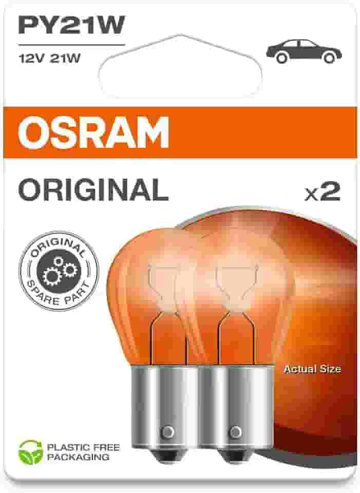 Lâmpada Osram Standard 7507 PY21 - Âmbar - Original