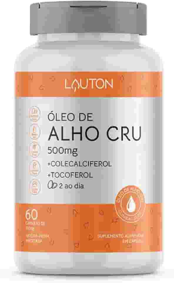 Oleo De Alho Cru 500mg 60 Capsulas | Lauton Nutrition