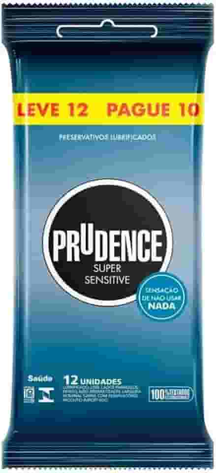 Prudence Preservativo Lubrificado Super Sensitive Leve 12 Pague 10