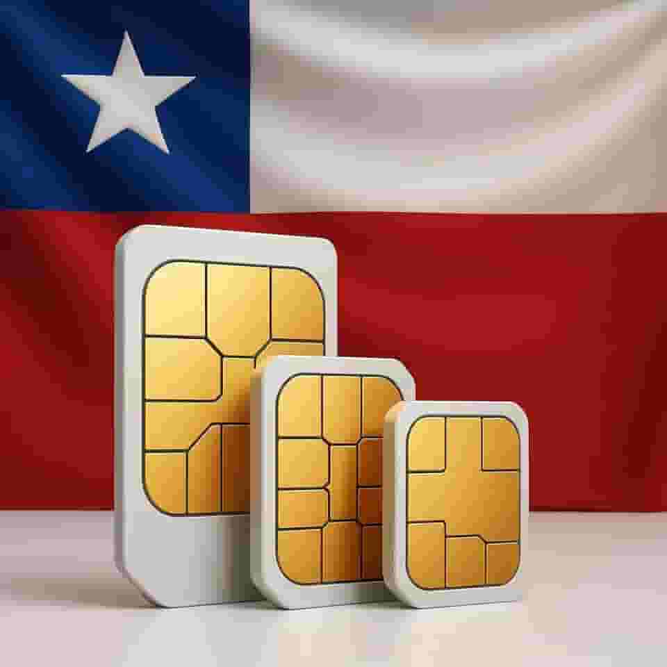 Chip Chile, Franquia 2GB + Chamadas - 7 Dias