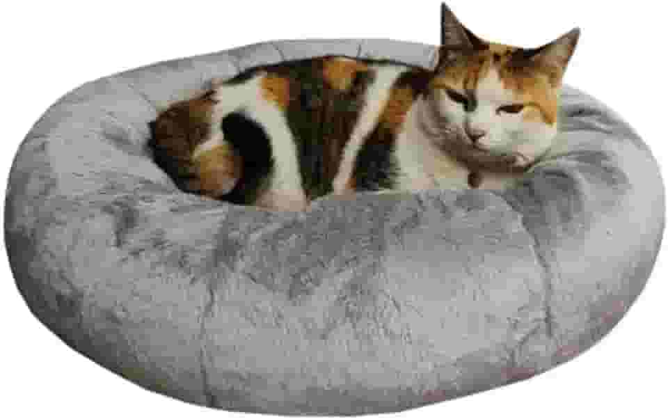 Cama Pet Para Gatos e Cachorros Redonda Macia 50x50 Pelúcia Velboa