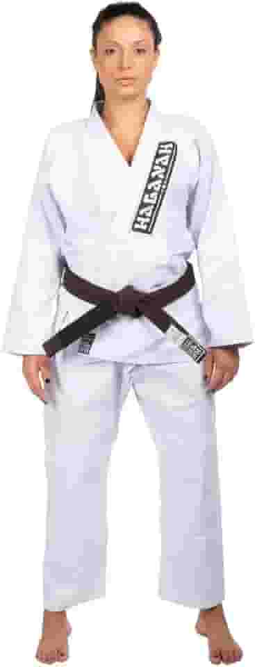 Kimono Trançado F300 Jiu Jitsu Haganah, Branco, A3