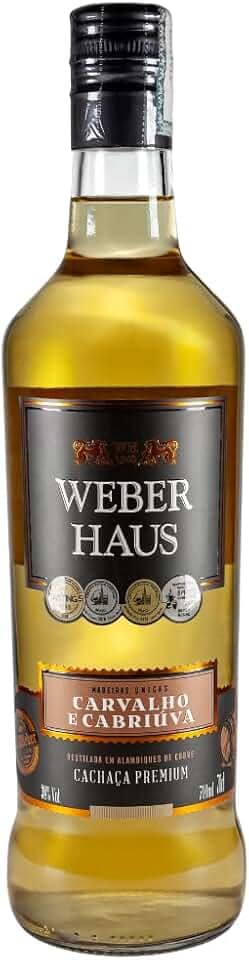 Weber Haus Cachaça Premium Carvalho E Cabreuva 700Ml