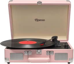 Vitrola Chrome Coral com Usb e Bluetooth, Bivolt